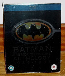 Batman Anthology 1989-1997 Pack 4 Blu-Ray Neu Versiegelt Aktion Spanisch R2