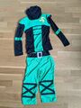 Grünes Ninja Kostüm für Kinder - Größe 110-116 - Jungen Fasching Karneval + NEU