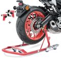 ConStands Mover I - Motorrad Montageständer für hinten  Universal Rot Hinten Ran