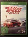 Need for Speed Payback (Microsoft Xbox One, 2017)