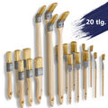 SBS® Pinsel Set Flachpinsel Rundpinsel Eckenpinsel Lackpinsel Malerpinsel 20-tlg