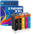 XXL Patronen für Canon PGI-550 CLI-551 Pixma IP7250 IX6850 MG5650 MG6650 MX925