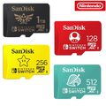 SanDisk Nintendo ® Switch ™ Micro SD Karte 128GB 256GB 512GB 1 2TB Speicherkarte