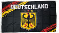 Flagge Fahne Deutschland schwarz  90x150 cm  EM WM Hissflagge  NEU