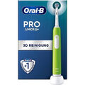 Oral-B Pro Junior 6+ green Elektrische Zahnbürste, 3 Putzprogramme, Drucksensor