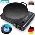 BBQ Campingkocher Gaskocher Grillplatte Camping Outdoor Grillplatte Tischgrill 