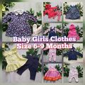 Baby Mädchen Kleidung Make Build Your Own Bundle Job Lot Größe 6-9 Monate Outfit Set