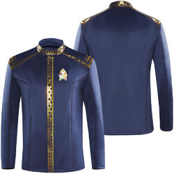 Star Trek: Strange New Worlds Science Officer Spock Blue Uniform Halloween suit
