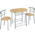 Essgruppe Tischgruppe mit Esstisch & Stühle Küchentisch Tisch-Set mit Ablagefach