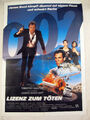 JAMES BOND 007 - LIZENZ ZUM TÖTEN - Poster Plakat Filmplakat - Timothy Dalton