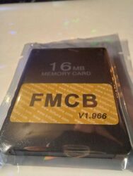 16 MB PS2 BitFunX FMCB-Speicherkarte  Free McBoot V1.966 Für Playstation2