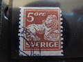 Schweden Suède Sverige Sweden 1921 Unwmk 5o Perf 10 vert fine used A13P1F52