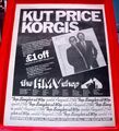 The Korgis selbstbetiteltes Vintage ORIGINAL 1979 Presse/Magazin WERBUNG Poster-Größe