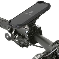 Wicked Chili QuickMOUNT Fahrrad Motorrad Halterung für Apple iPhone X, 5,8 ZollMit Outdoor Case und Sicherungsband,  für 22-33m Lenker