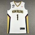 Klassisch Edition Zion Williamson #1 New Orleans Pelicans Basketball Trikot