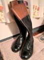 Hochwertige sehr schöne Leder Stiefel Marke JENNY in Schwarz/Braun Größe 39 