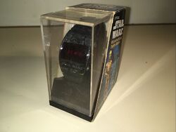 Rare 1977 Vintage Texas Instruments Star Wars LED Watch Not Tested Boxed Used