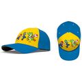 Nintendo Super Mario Basecap Schirmmütze Baseballkappe Blau/Gelb Gr. 52,54
