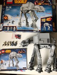 LEGO Star Wars 75054 AT-AT unbespielt mit allen Teilen, Figuren, Box, BA, Poster
