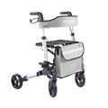 AREBOS Alu Rollator klappbar Leichtgewichtsrollator Laufhilfe Gehhilfe Gehwagen 