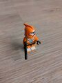 LEGO Star Wars Clone Figur | Orange Bomb Squad Trooper Phase 1 + Blaster 