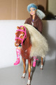 Barbie REITERIN mit Pferd ,- gebraucht im Top-Zustand