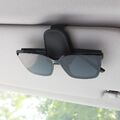  Magnet-Brillenhalter aus Leder für Auto Sonnenblenden Sonnenbrillen Halterung