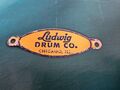 VINTAGE LUDWIG DRUM CO. ABZEICHENPLATTE