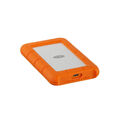 LACIE Rugged USB-C Festplatte, 1 TB HDD, 2,5 Zoll, extern, Silber/Orange