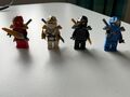 4 Ninjago Lego Minifiguren, Cole ZX, Jay ZX, Kay ZX, Zane ZX