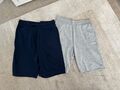 2x Jungen H&M Sweat Shorts Sport Hosen Gr. 170 blau grau top