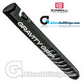 Evnroll Gravity Grip 1.0 nicht konischer Jumbo Putter Griff - schwarz/grau + kostenloses Band