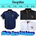 LAVECCHIA Designer Übergröße kurzarm Business Hemd Polo-Shirt 3 4 5 6 7XL XXXXL