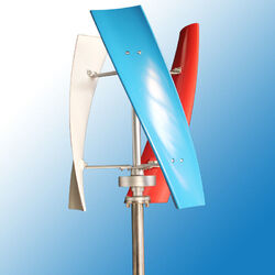 Windkraftanlage 24V 400W Windgenerator vertikal Windrad Windturbine 3 Blatt