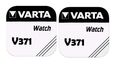 2x VARTA V 371 Knopfzellen Uhrenbatterie Knopfzelle V371 SR69/SR920SW/ SR920 AG6