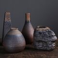 Vase, Tonvase，Clay, Set, Elegant, Moderne, Form,Blumenvase, Zimmerdekoration