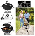 GrillMeister Kugelgrill Grill BBQ Holzkohlegrill Rundgrill Holzkohle Ø 48 cm NEU