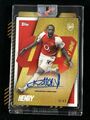 2024 Topps Arsenal London FC THIERRY HENRY Cast in Gold  Case Auto Hit 16/49