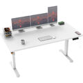 Gunji 160x80 cm Höhenverstellbarer Schreibtisch Elektrisch Stehtisch mit Desktop