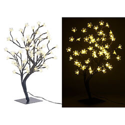 Lunartec LED-Baum mit 64 beleuchteten Blüten, 45 cm, IP44, für innen & außen