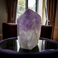 Wunderschöner Großer Amethyst Obelisk Mineral 3,26 Kg.   E62