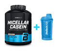 BioTechUSA Micellar Casein - 2270 g - Eiweiß Protein Glutenfrei + Bonus Shaker