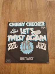 7" Vinyl CHUBBY CHECKER Let´s Twist Again + The Twist Single 1975
