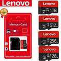 Lenovo micro SD Karte 4K Speicherkarte 128GB 256GB 1TB 2TB -inklusive SD Adapter