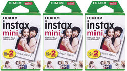 Fujifilm Instax Mini Film DP 3er Pack für 60 Bilder | Sofortbild-Filme