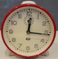 Elite Wecker Vintage 50er 60er Jahre RETRO mechanisch Rot