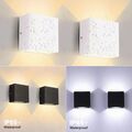 2X LED Wandleuchte Innenleuchte Square Wandlampe Treppen Wandstrahler Außen IP65