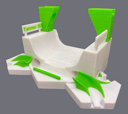 Skatepark, Erweiterung, kompatibel mit Ravensburger Gravitrax, 3D Druck