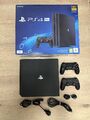 Sony PlayStation 4 Pro 1TB Spielkonsole mit 2 DualShock 4 Controllern - Schwarz