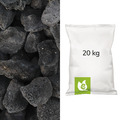Lava schwarz Gabionensteine Körnung 30/90mm,  20 kg im Sack